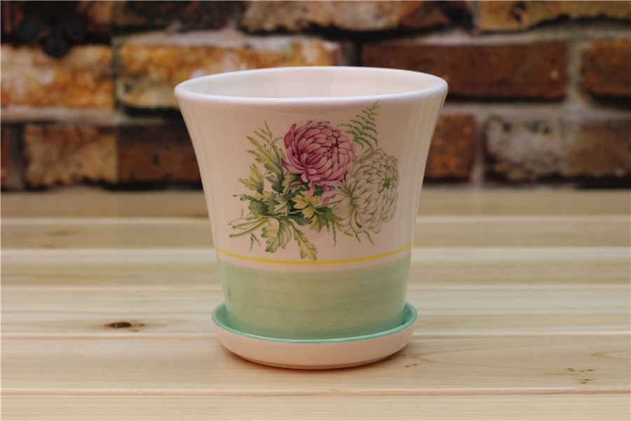 Daisy Blossom In Silence ceramic flower pots
