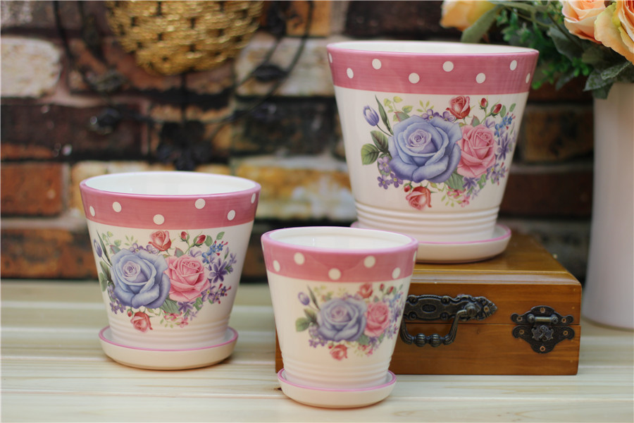 The True Shades Of Real Love Ceramic Flower Pots