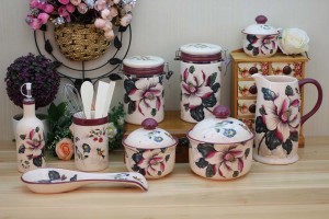 flower ceramic kitchenware