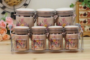 beautiful Kitchen ceramic canisters