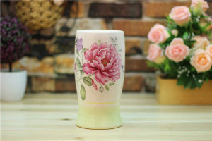 Blooming Peony Ceramic Flower Vase