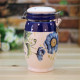 Blue Poppy Ceramic Storage Jars