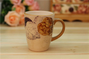 Falling Leaf Ceramic Mug