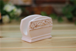 Hand Painted Ceramic Napkin Holder