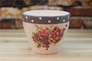Lost In Wonderland Ceramic Flower Pot