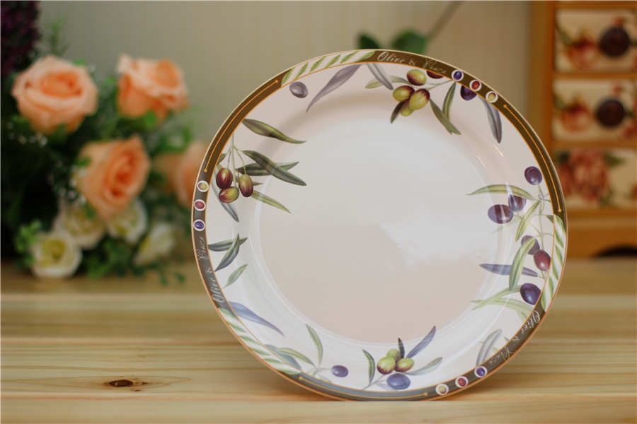 Olive Ceramic plate