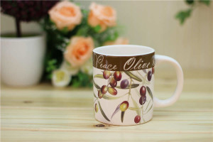 Olive ceramic mug