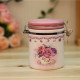 Romantic Rose kitchen canisters ceramic