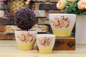 Sea Of Flowers Ceramic Flower Pots