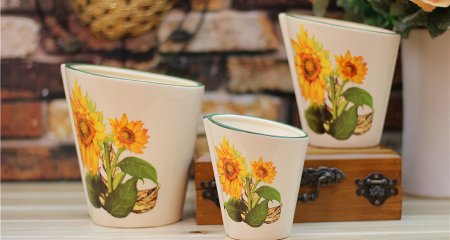 The Sunshine Award Ceramic Flower Pots