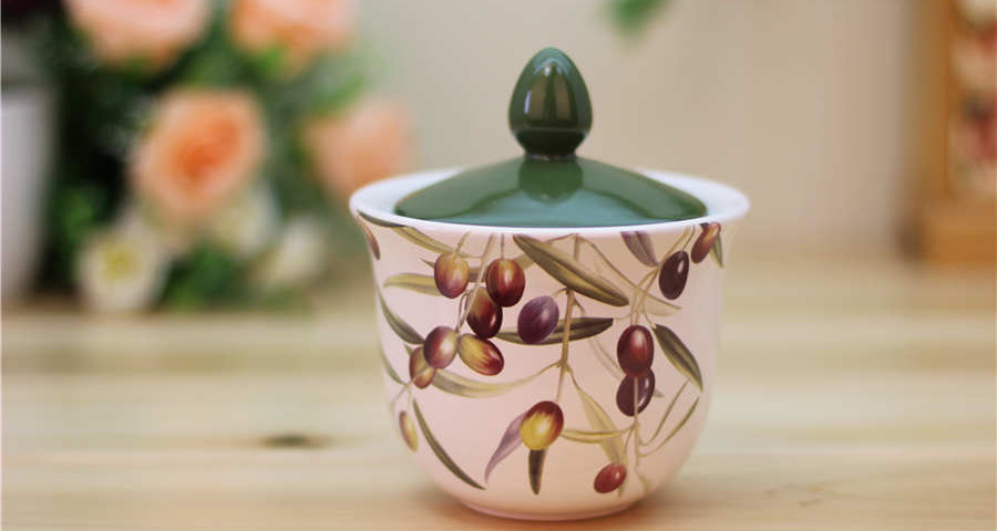 ceramic coffee canister