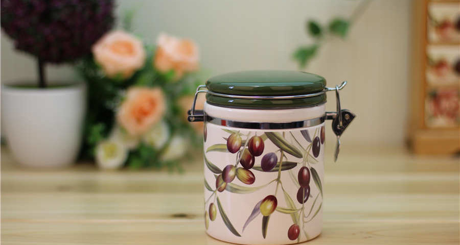 ceramic kitchen canister