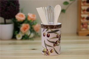 ceramic kitchen utensil holder