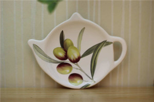ceramic tea bag plate