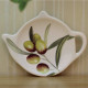 ceramic tea bag plate