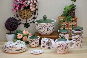 olive ceramic kitchenware